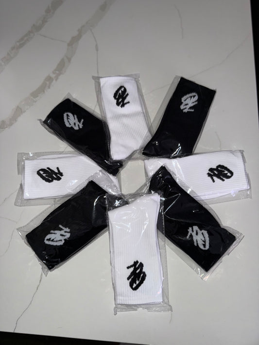'OVL'  socks